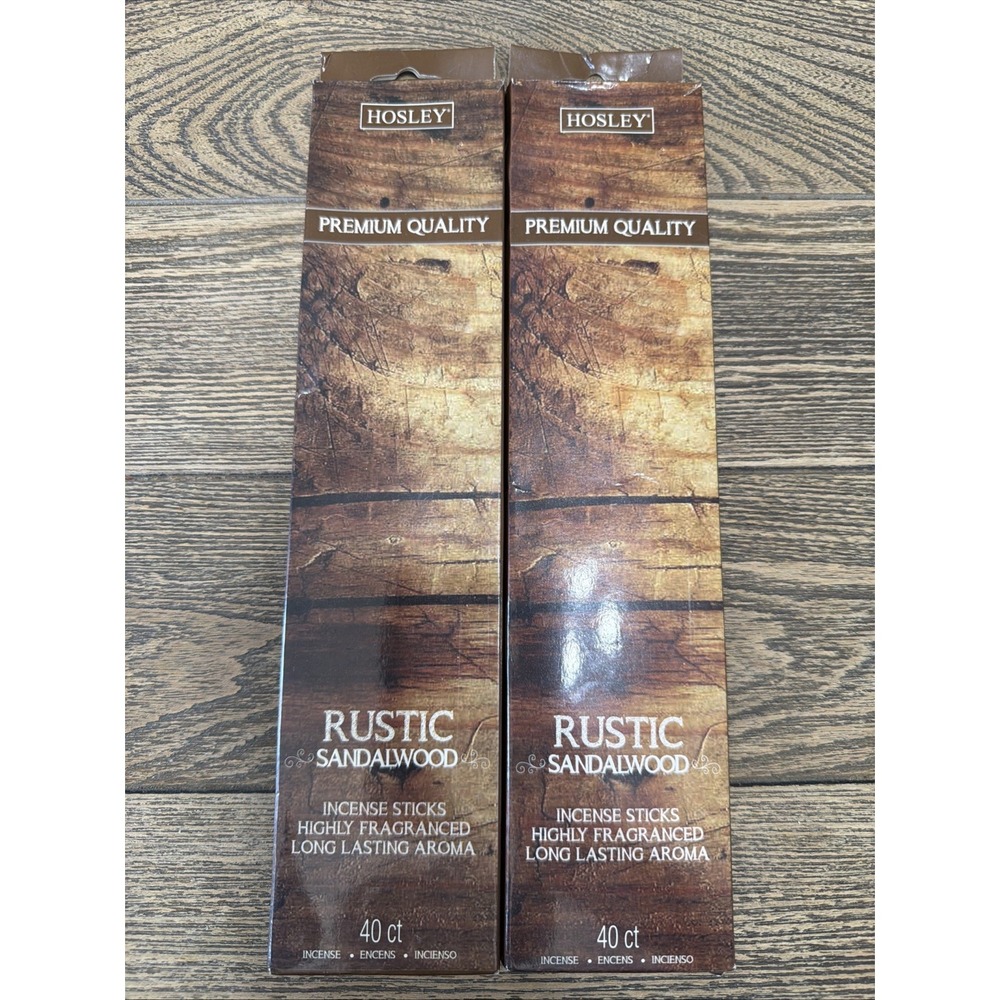 Rustic Sandalwood Incense Stick Highly Fragrant 2 Pack Premium Quality